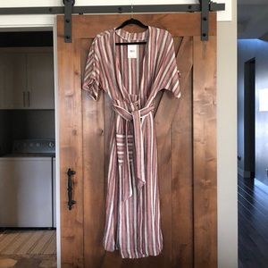 Free People Midi Striped Dress
